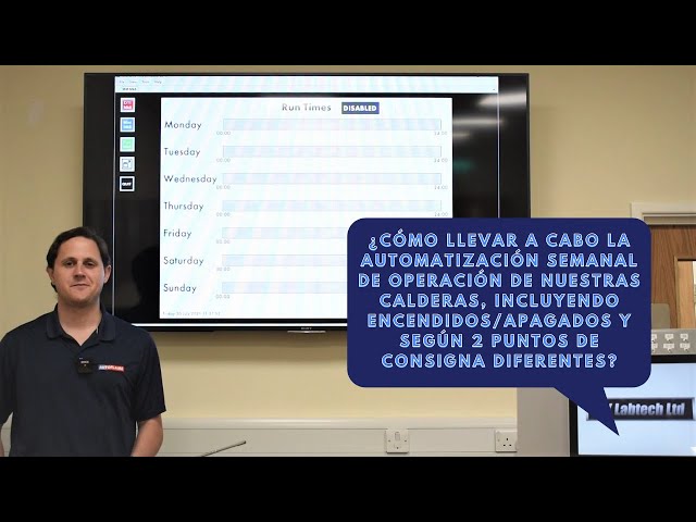 ¿Cómo llevar a cabo la automatización semanal de operación de nuestras calderas?